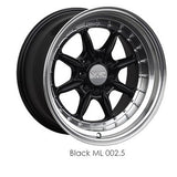 XXR Wheels 002.5 Black / ML 15x8 4X100/4X114.3 ET0 CB73.1