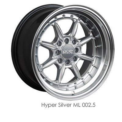 XXR 002.5 Hyper Silver / ML 16x8 4x100/4x114.3 et0 cb73.1