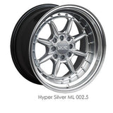 XXR Wheels 002.5 Hyper Silver / ML 16x8 4X100/4X114.3 ET20 CB73.1