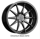 XXR 527D Chromium Black 18x9 5x114.3 et35 cb73.1