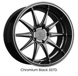 XXR Wheels 527D Chromium Black 20x9 5x114.3  et35 cb73.1