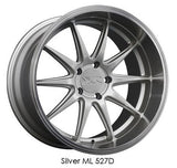 XXR Wheels 527D Silver / ML 20x9 5x114.3  et20 cb73.1