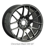 XXR Wheels 530 Chromium Black 19x8.75 5x114.3 5x120 et35 cb73.1