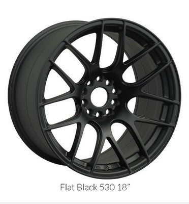 XXR 530 Flat Black 18x9.75 5x112/5x120 et35 cb73.1