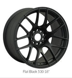 XXR 530 Flat Black 19x8.75 5x114.3/5x120 et35 cb73.1