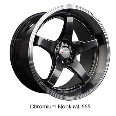 XXR 555 Chromium Black / ML 18x10 5x100/5x114.3 et25 cb73.1