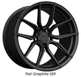 XXR 559 Flat Graphite 20x8.5 5X120 et38 cb73.1