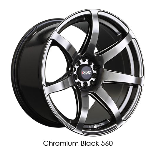 XXR Wheels 560 Chromium Black 18x8.5 5X100/5X114.3 ET20 CB73.1
