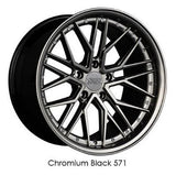 XXR 571 Chromium Black 18x8.5 5x120 et25 cb73.1