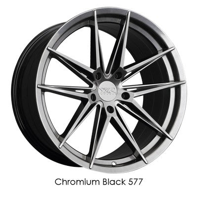 XXR 577 Chromium Black 18x8.5 5X112 et35 cb73.1