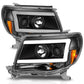 ANZO 05-09 Toyota Tacoma Projector Light Bar Style Headlights w/ C Light Bar | Too Fast Autoparts | Order Online