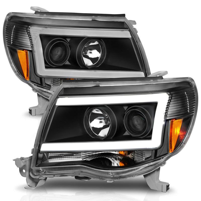 ANZO 05-09 Toyota Tacoma Projector Light Bar Style Headlights w/ C Light Bar | Too Fast Autoparts | Order Online