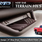 Lund 09-15 Dodge Ram 1500 Quad Cab (Built Before 7/1/15) Terrain HX Step Nerf Bars - Black