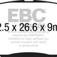 EBC 14+ Mazda 3 2.0 (Japan Build) Redstuff Front Brake Pads