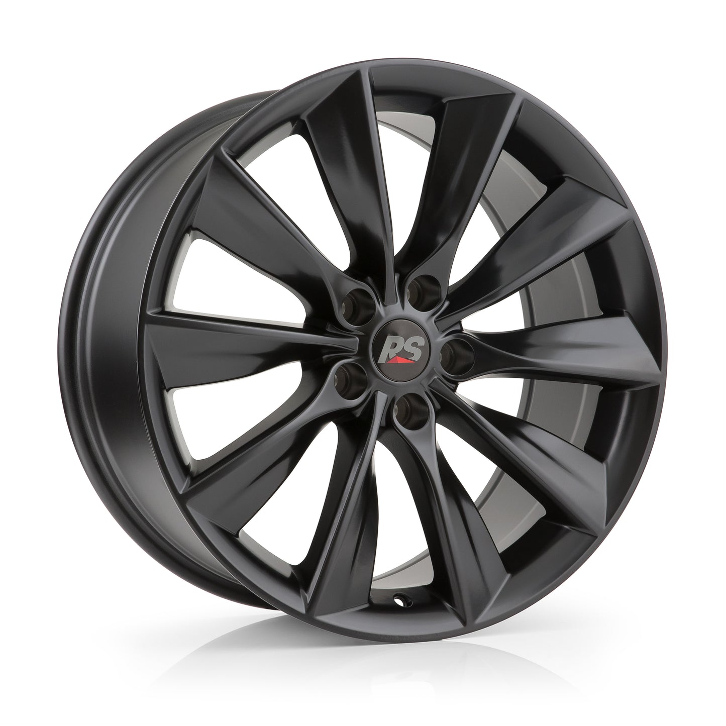 RS Satin Black 18x8.5 5x114.3 Wheels - TS01-1864SB