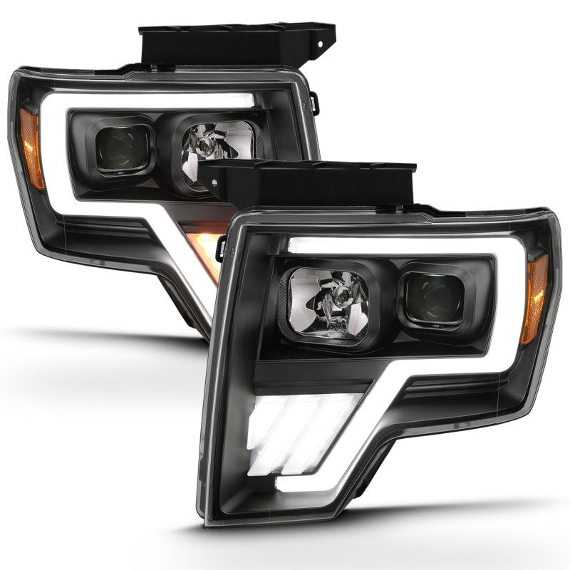 ANZO 2009-2013 Ford F-150 Projector Light Bar G4 Switchback H.L.Black Amber | Too Fast Autoparts | Order Online | Canada & USA Shipping