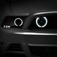 Raxiom 13-14 Ford Mustang GT CCFL Halo Fog Lights- Chrome