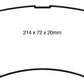 EBC 09-11 Dodge Ram 2500 Pick-up 5.7 2WD/4WD Greenstuff Front Brake Pads