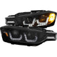 ANZO 2012-2015 BMW 3 Series Projector Headlights w/ U-Bar Black | Too Fast Autoparts | Order Online | Canada & USA Shipping