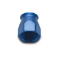 Vibrant -4AN Hose End Socket for PTFE Hose Ends - Blue