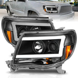 ANZO 05-09 Toyota Tacoma Projector Light Bar Style Headlights w/ C Light Bar | Too Fast Autoparts | Order Online