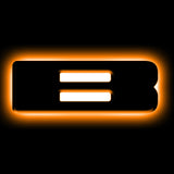 ORACLE Lighting Universal Illuminated LED Letter Badges - Matte Blk Surface Finish - B