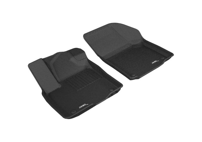 3D MAXpider 2018-2019 Volkswagen Atlas Kagu 1st Row Floormat - Black | Too Fast Autoparts | Order Online