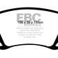 EBC 06-13 Audi A3 2.0 Turbo (Girling rear caliper) Yellowstuff Rear Brake Pads