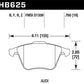 Hawk 2001-2010 Audi S3 European HPS 5.0 Front Brake Pads