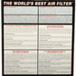 K&N Filter Universal Rubber Filter-Rd Tapered 3in Flange ID x 6in Base OD x 5in Top OD x 5.563in H
