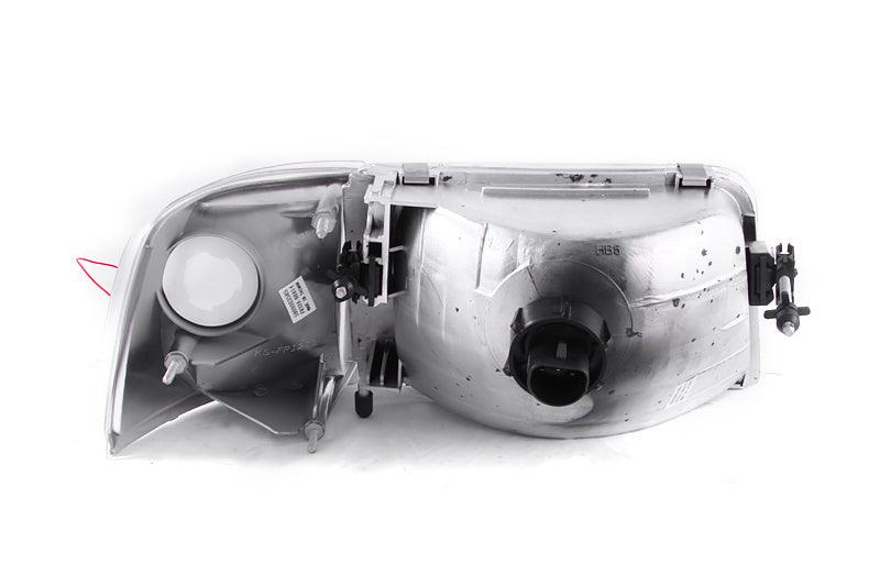 ANZO 1993-1997 Ford Ranger Crystal Headlights Chrome w/ Corner Lights 2pc | Too Fast Autoparts | Order Online | Canada & USA Shipping