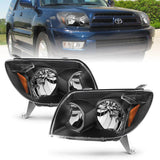 ANZO 2003-2005 Toyota 4Runner Crystal Headlights Black | Too Fast Autoparts | Order Online | Canada & USA Shipping