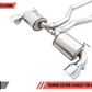 AWE Tuning 2020 Toyota Supra A90 Non-Resonated Touring Edition Exhaust - 5in Chrome Silver Tips