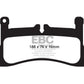 EBC 12-15 Porsche 911 (991) (Cast Iron Rotor only) 3.4 Carrera Redstuff Rear Brake Pads