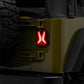 Raxiom 76-06 Jeep CJ7 Wrangler YJ & TJ Gladiator LED Tail Lights- Black Housing (Smoked Lens)