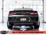 AWE Tuning 16-19 Chevrolet Camaro SS Axle-Back Exhaust - Track Edition (Diamond Black Tips)