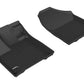 3D MAXpider 2016-2020 Honda Pilot/Passport Kagu 1st Row Floormat - Black | Too Fast Autoparts | Order Online