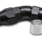 Vibrant -4AN 30 Degree Hose End Fitting for PTFE Lined Hose