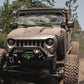 DV8 Offroad 07-18 Jeep Wrangler JK Metal Heat Dispersion Hood - Primer Black