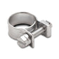 Vibrant Fuel Injector Style Mini Hose Clamps 7-9mm clamping range Pack of 10 Zinc Plated Mild Steel