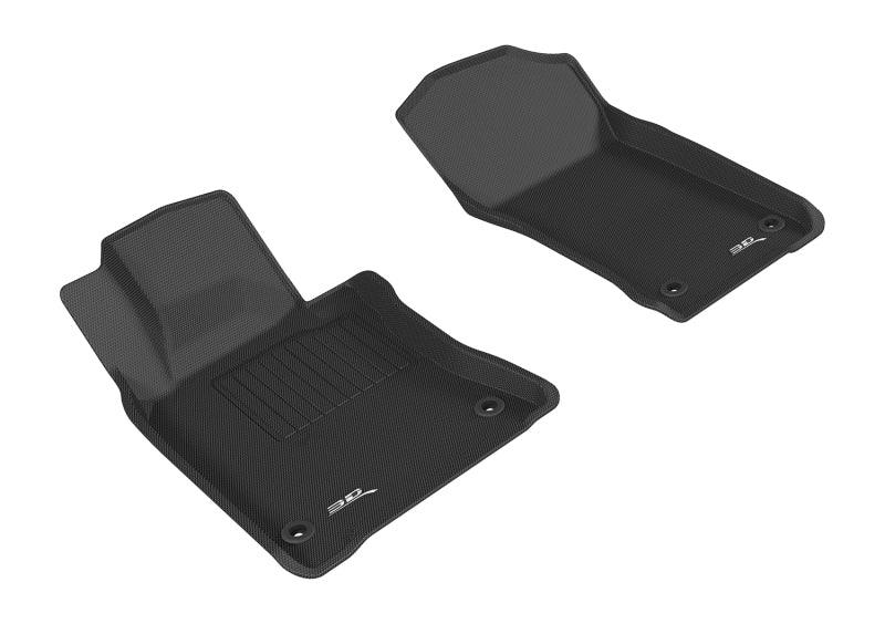 3D MAXpider 2017-2019 Infiniti Q60 Kagu 1st Row Floormat - Black | Too Fast Autoparts | Order Online