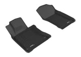 3D MAXpider 2017-2019 Infiniti Q60 Kagu 1st Row Floormat - Black | Too Fast Autoparts | Order Online