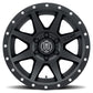 ICON Rebound 18x9 6x5.5 0mm Offset 5in BS 106.1mm Bore Satin Black Wheel