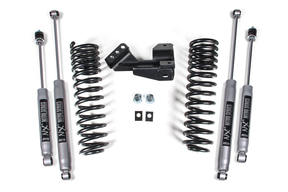 1-2 Inch Leveling Kit | Performance Spring | Ford F250/F350 Super Duty (1" Lift: 17-19) | (2" Lift: 20-23) | 4WD | Diesel & Gas