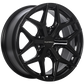 Ruffino Demon Gloss BlackRUF5017001 | Size: 17x8.0 | Bolt Pattern: 6x120 | Offset: 35 | Center Bore: 67.1
