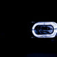 ANZO 1988-1998 Chevrolet C1500 Crystal Headlights Carbon w/ Halo | Too Fast Autoparts | Order Online