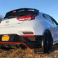 Rally Armor 19-22 Hyundai Veloster N Black UR Mud Flap w/ White Logo