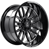 AXE Wheels HADES Gloss Black - Milled EdgeAXE5010 | Size: 20x9.5 | Bolt Pattern: 5x127/5x139.7 | Offset: 15 | Center Bore: 87.1