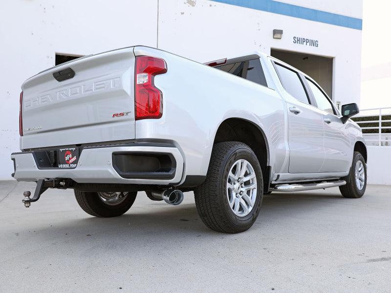 aFe Large Bore-HD 3in 409SS DPF-Back 20-21 GM Trucks L6-3.0L (td) LM2 - Polished Tip | Too Fast Autoparts | Order Online