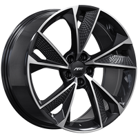 ART Replica 231 Gloss Black - Machined FaceR23119001 | Size: 19x8.5 | Bolt Pattern: 5x112 | Offset: 28 | Center Bore: 66.5